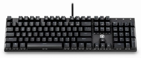 Content Creator Keyboard Plugable Full Size 104-Key Mechanical Keyboard With Blue-Style Switches