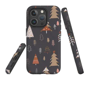 Soft Finish Layer iPhone MagSafe Tough Case -  Dark Xmas Trees