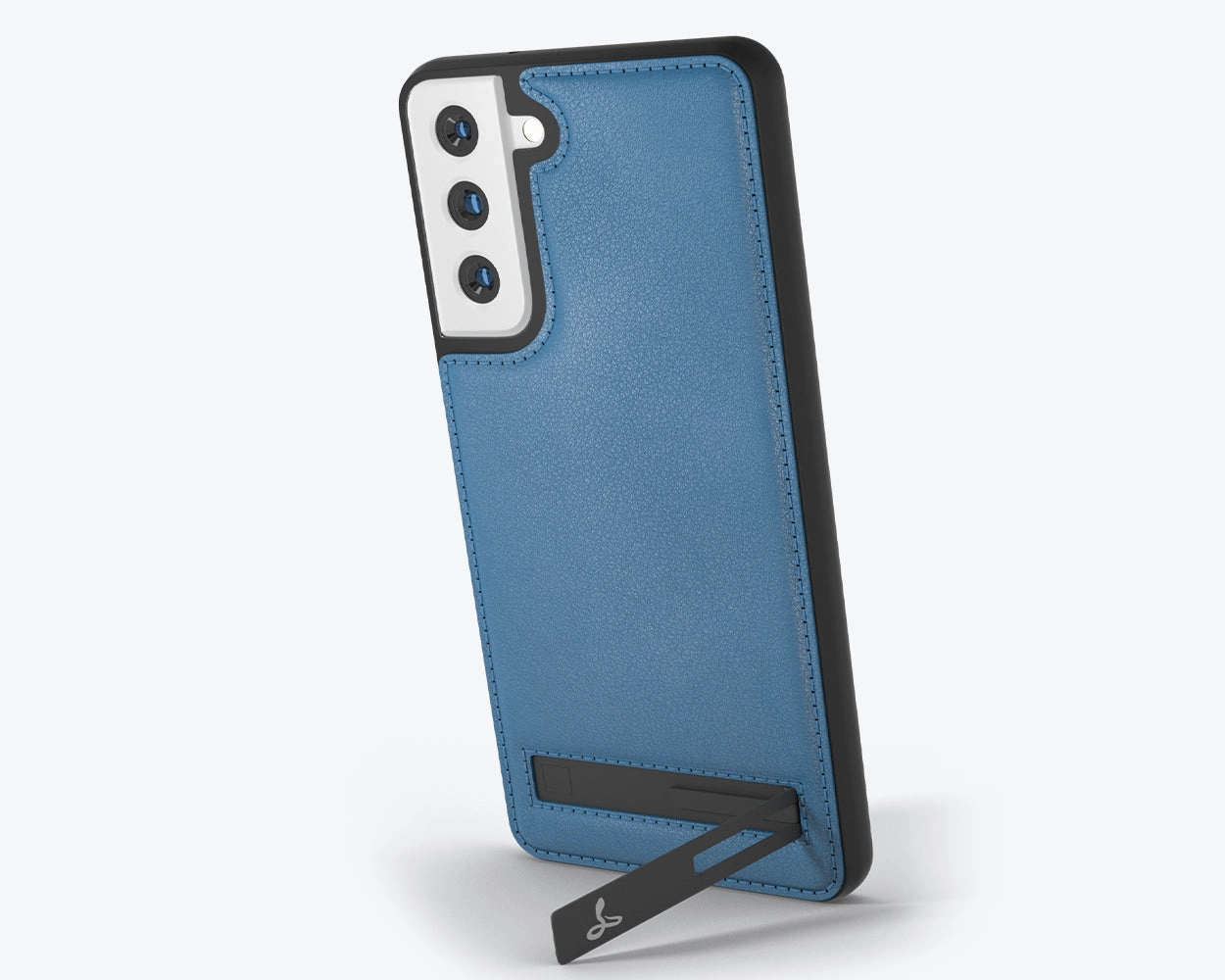 Durable Surface Design Samsung Galaxy S21 FE - Metro Leather Phone Case