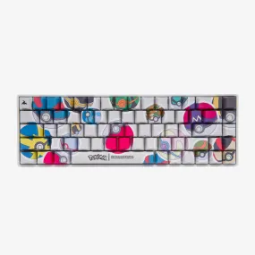 Pok??mon   HG Basecamp 65 Keyboard - Pok?? Ball Sticker FPS Optimized Setup Portable Mechanical Keyboard Kit