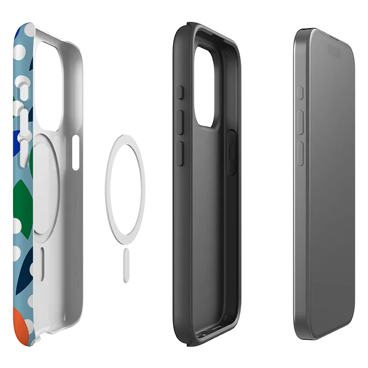 Polished Layer iPhone MagSafe Tough Case - Floral Drops