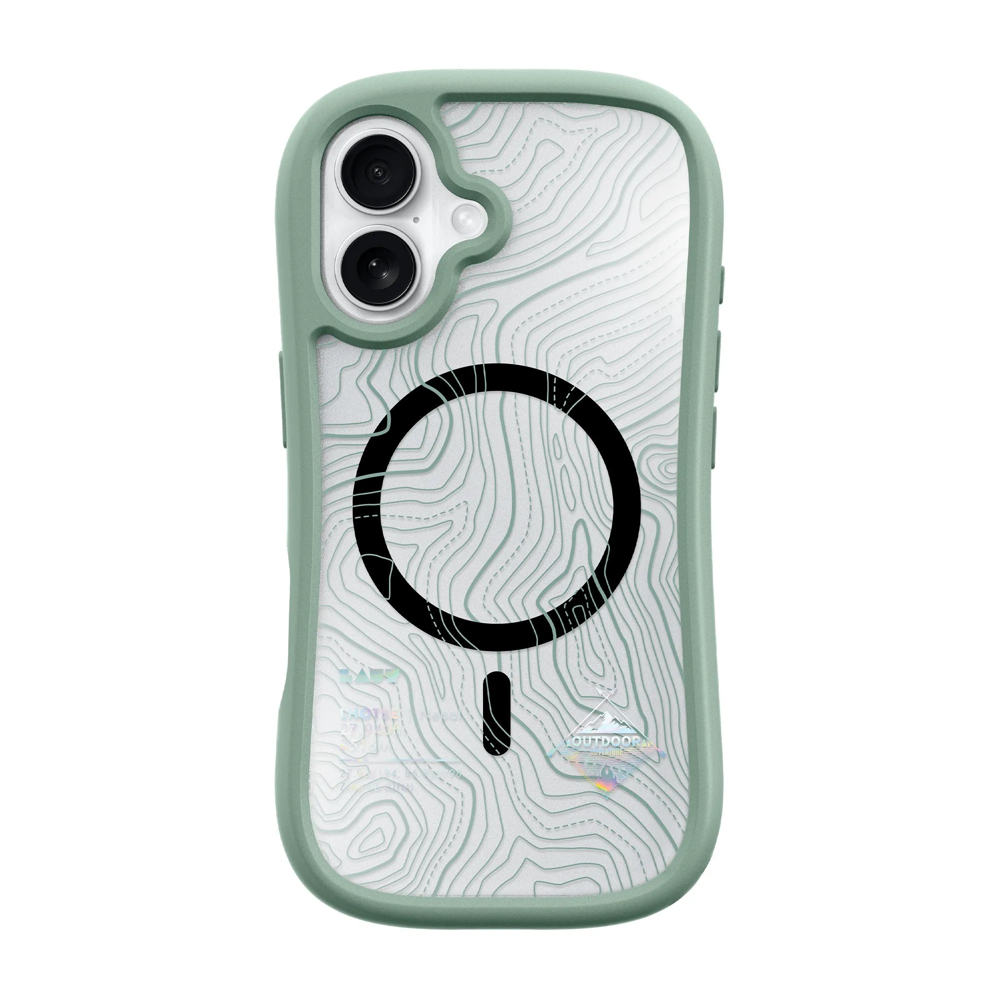 Modern Pattern Layer POP ADVENTURE case for iPhone 16 Series