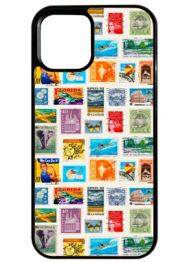 Rugged Design Style Post Stamps Phone Case
