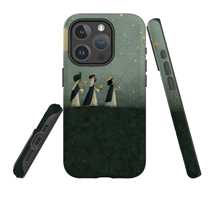 iPhone MagSafe Tough Case -  We Three Kings By Maja Lindberg Glossy Look Easy Access