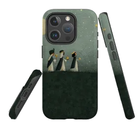 iPhone MagSafe Tough Case -  We Three Kings By Maja Lindberg Comfort grip design Luxury Layer Texture