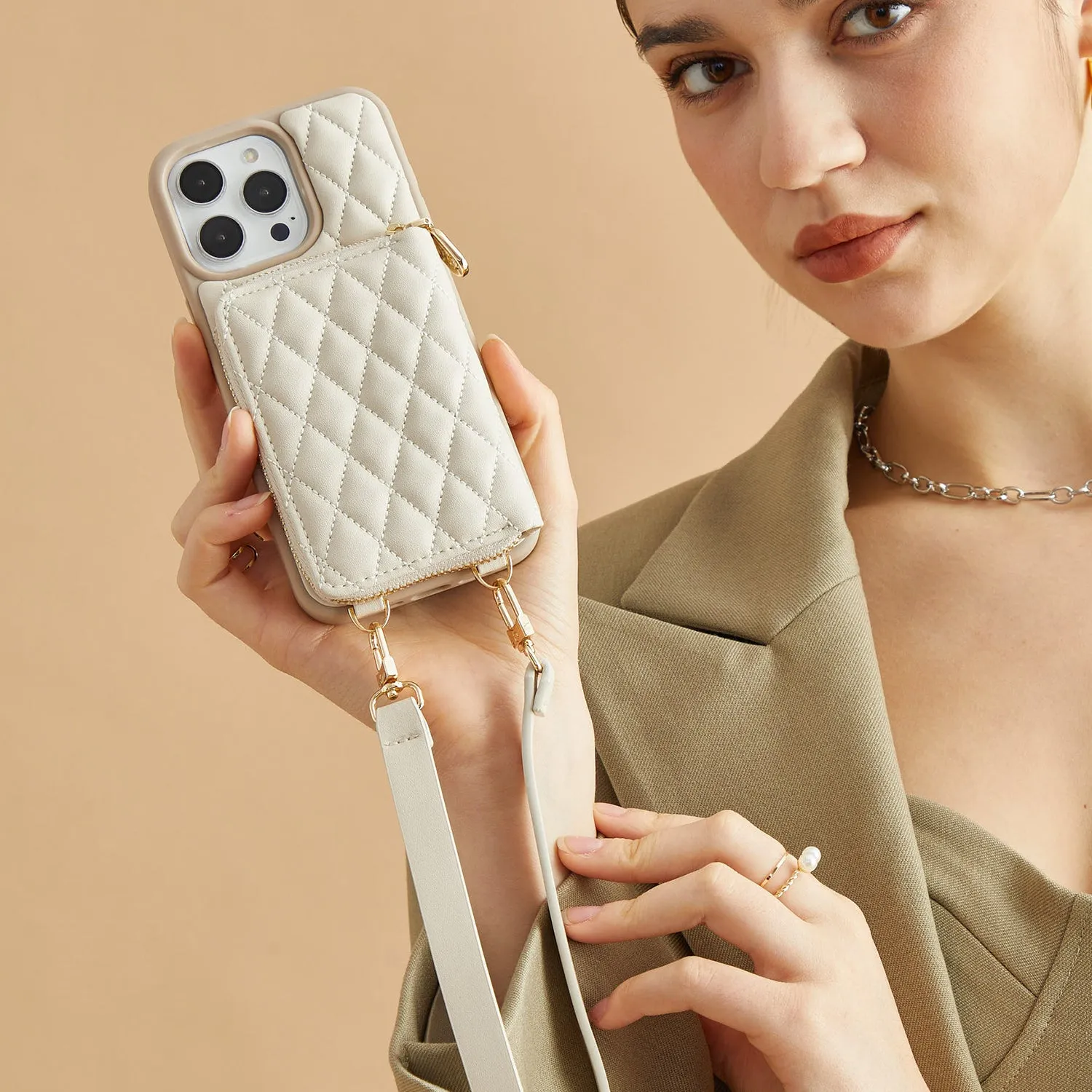 ThreadTrend- Argyle Phone Case Protective Frame Design