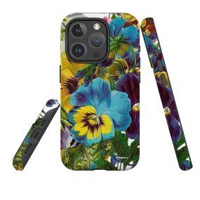 iPhone MagSafe Tough Case - Blue Garden elegant design Precision Cutouts