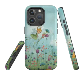 Luxury Build Matte Pattern Layer iPhone MagSafe Tough Case - Flower Fairy By Maja Lindberg