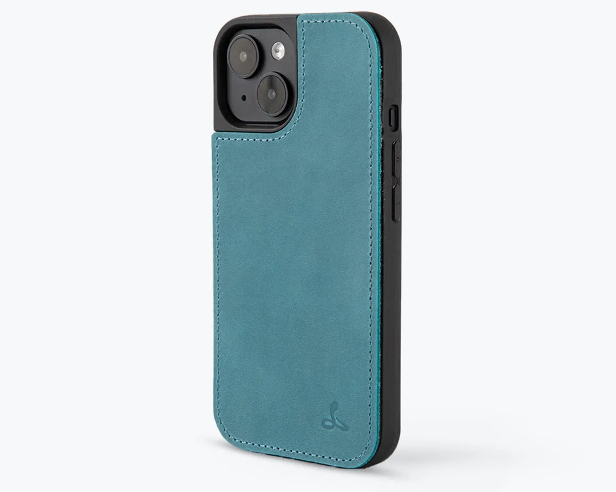 Apple iPhone 15 - Vintage Leather Back Case Luxury Look Luxury Surface