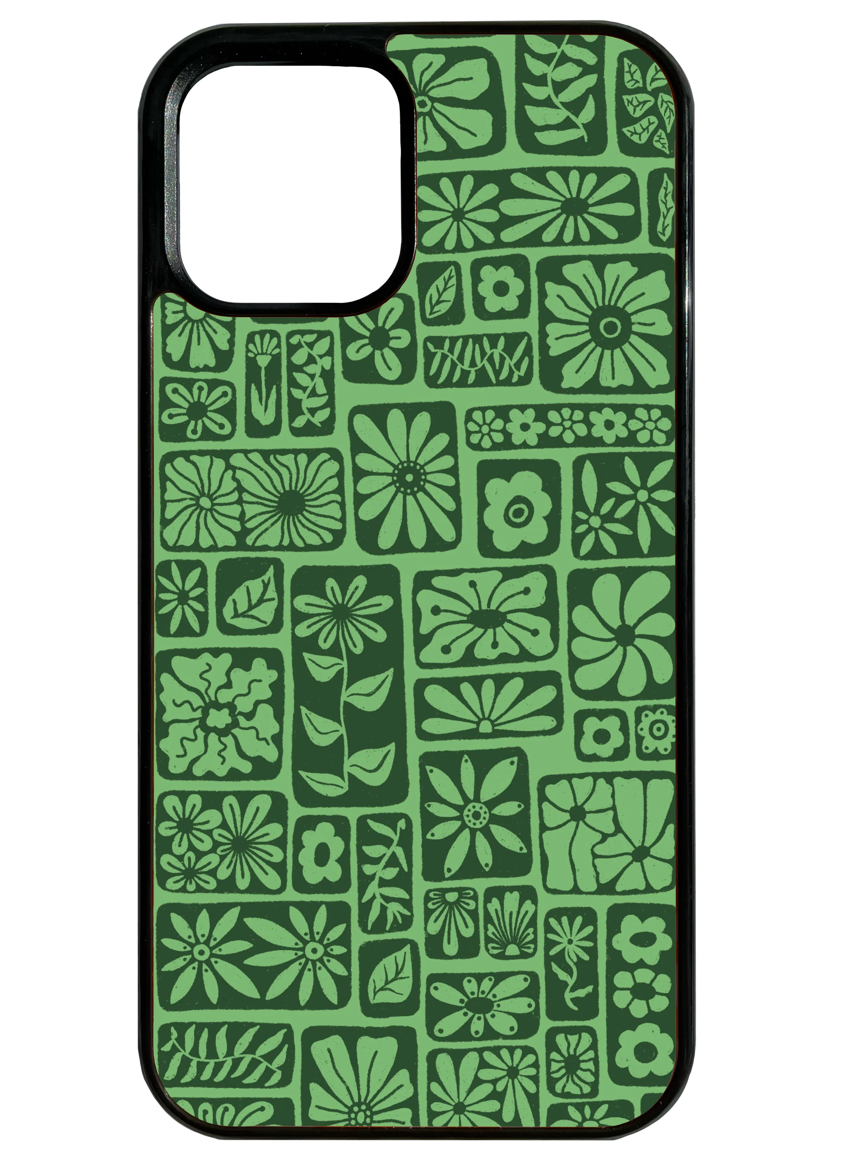 Flexible Fit Wildflower in Green Phone Case