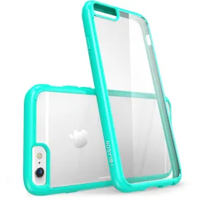 iPhone 6S Plus | 6 Plus Halo Case-Clear/Green Rugged Pattern Texture Comfort Use