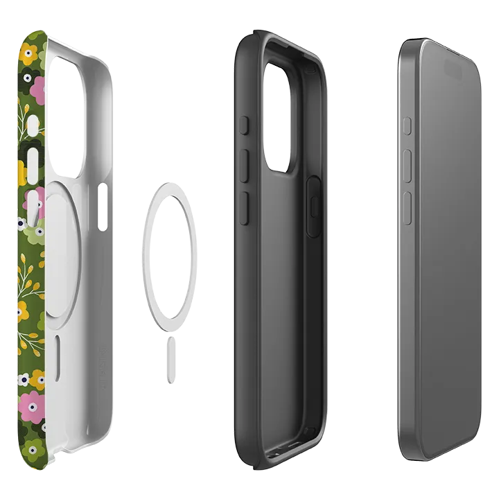 iPhone MagSafe Tough Case -  Cherry Blossom II By Ali Brookes Hybrid Protection