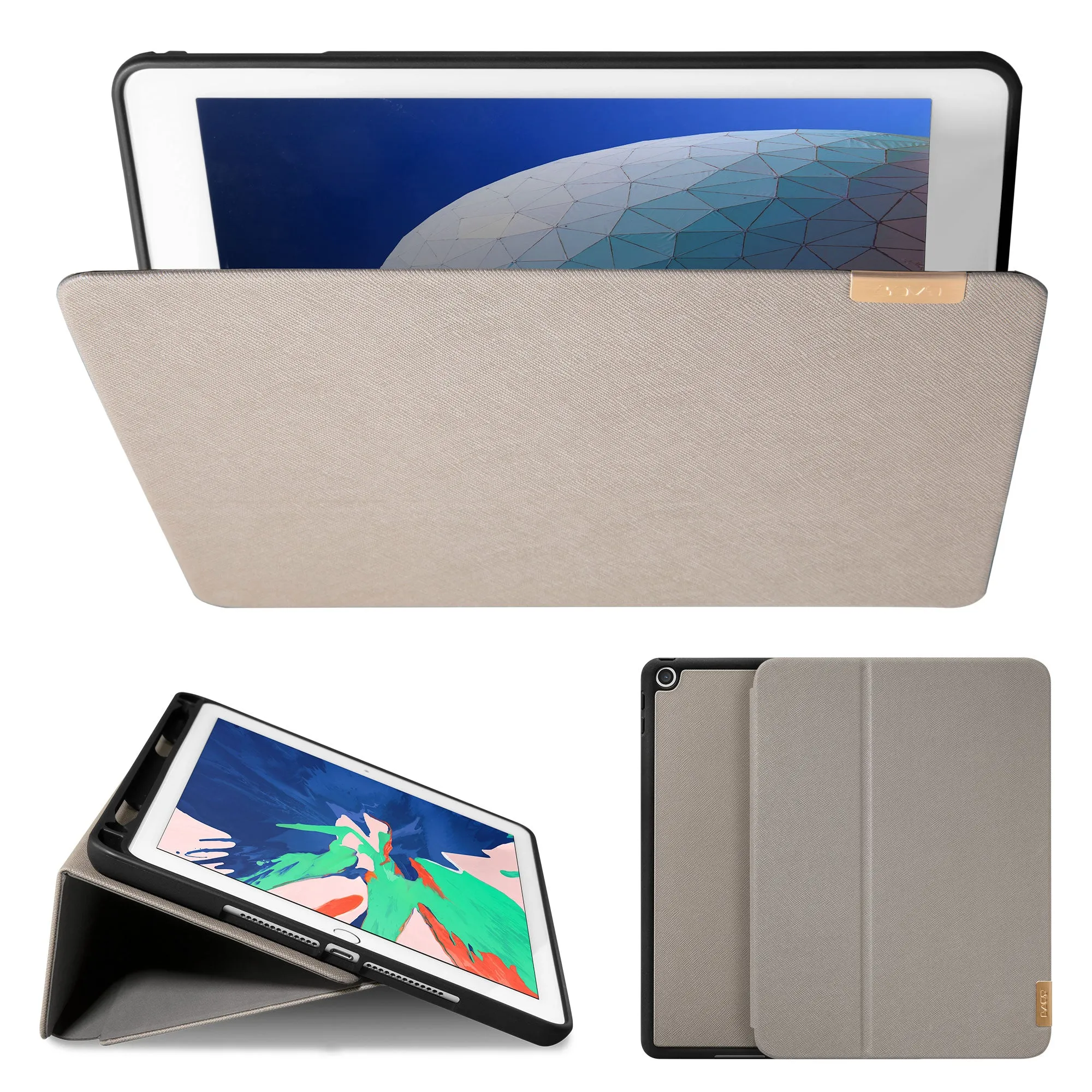 PRESTIGE Folio case for iPad 10.2-inch (2021 / 2020 / 2019) Minimal Pattern