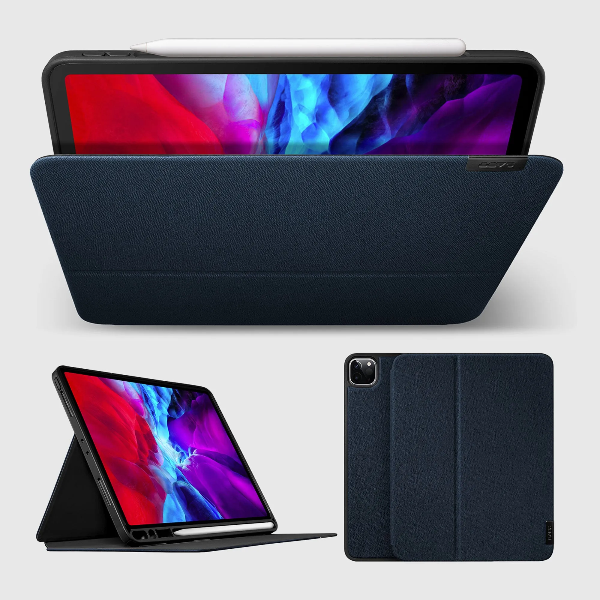 Hybrid Finish Texture Smooth Outline PRESTIGE Folio for iPad Pro 11-inch (2020) / iPad Pro 12.9-inch (2020)