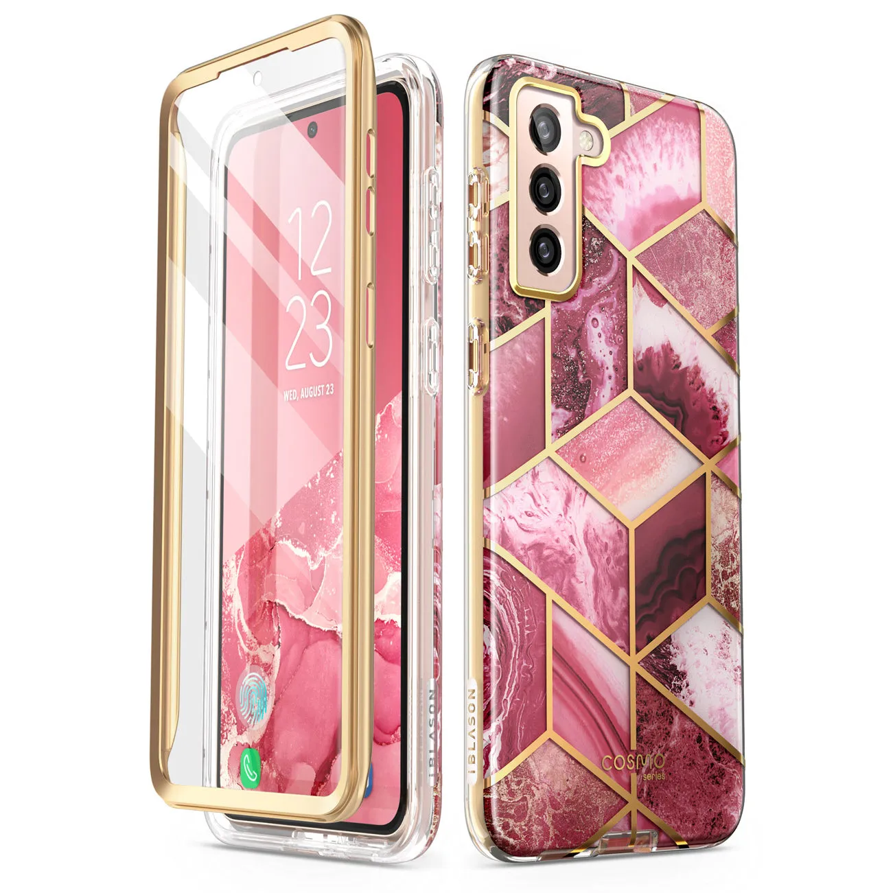 Galaxy S22 Cosmo Case - Red Anti Shock