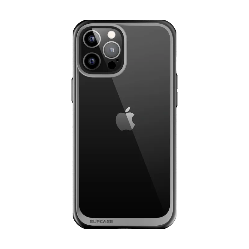 iPhone 12 Pro Max 6.7 inch Unicorn Beetle Style Slim Clear Case-Black Premium Pattern Design Professional Look