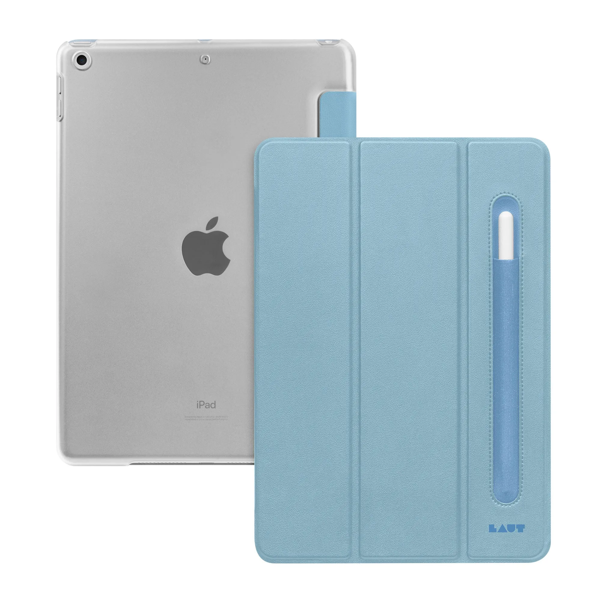 Modern Finish Polished Look HUEX FOLIO case with Pencil Holder for iPad 10.2-inch (2021 / 2020 / 2019)