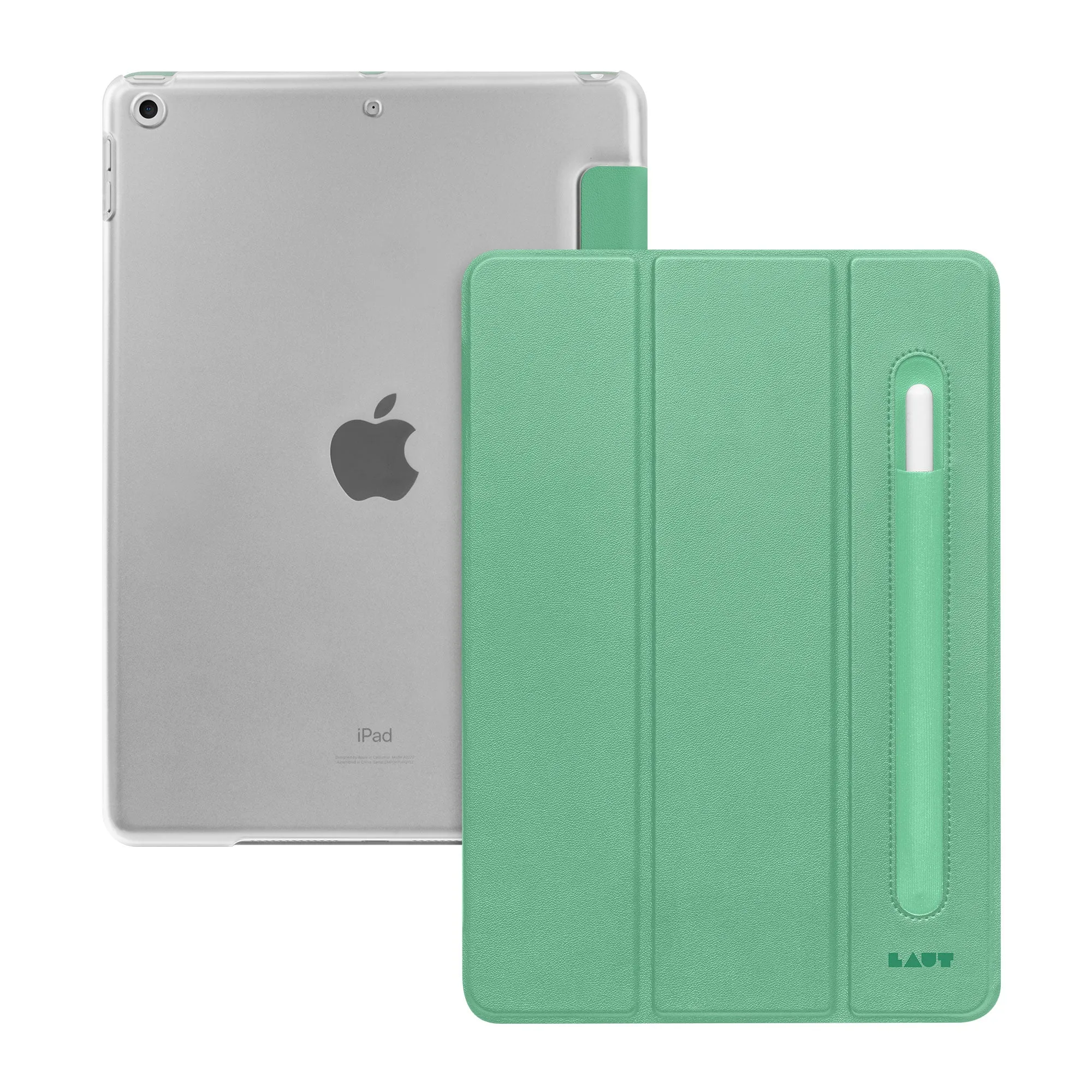 HUEX FOLIO case with Pencil Holder for iPad 10.2-inch (2021 / 2020 / 2019) Durable Accessory Soft Touch