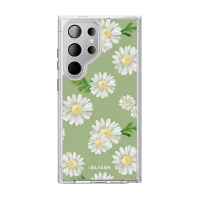 Matte Design Texture Galaxy S24 Ultra Halo MagSafe Cute Phone Case - Blossom