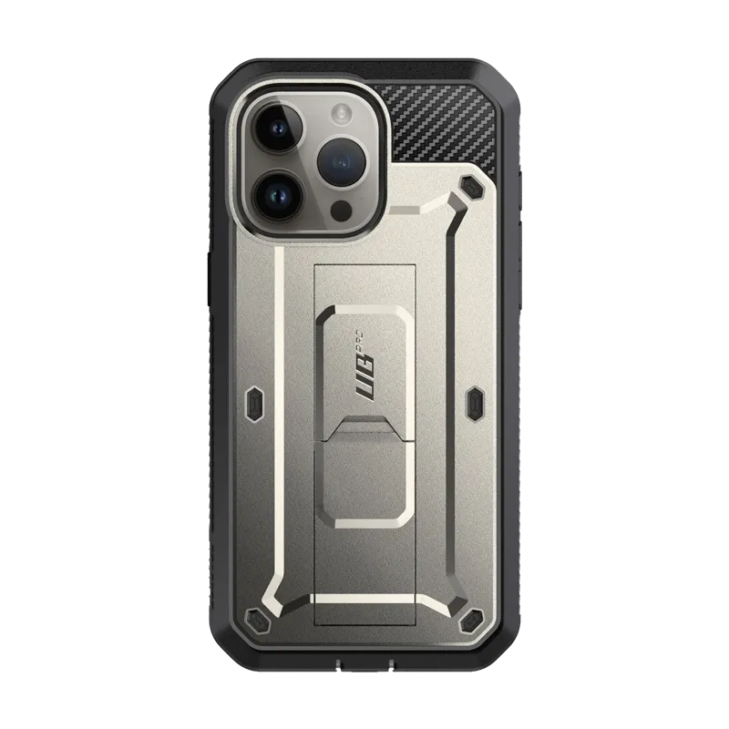 iPhone 15 Pro Max 6.7 inch Unicorn Beetle PRO Rugged Case-Titan Gray Protective Edge