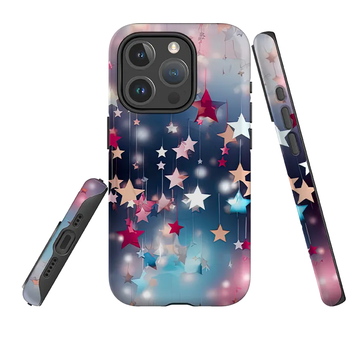 iPhone MagSafe Tough Case - Star Struck Elegant Pattern Design Transparent Look