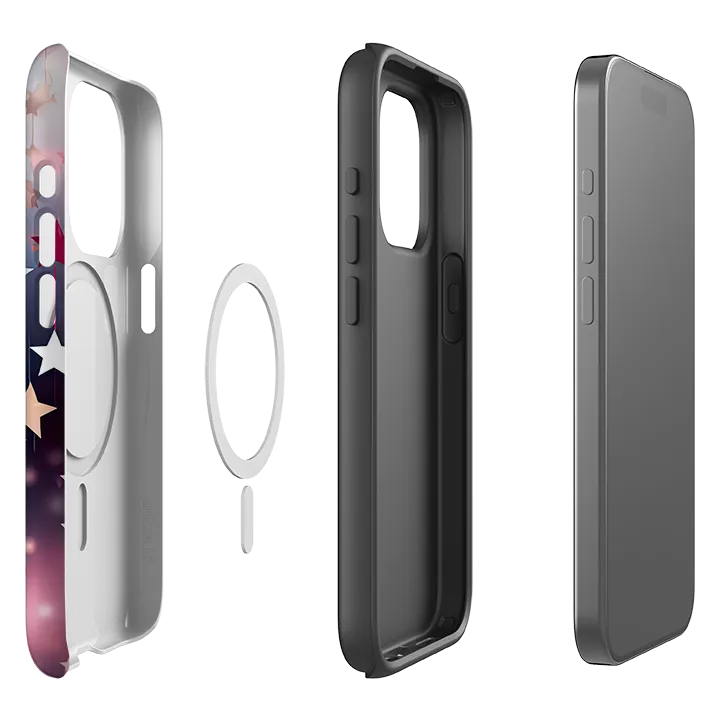 iPhone MagSafe Tough Case - Star Struck Soft Detail Hand Friendly
