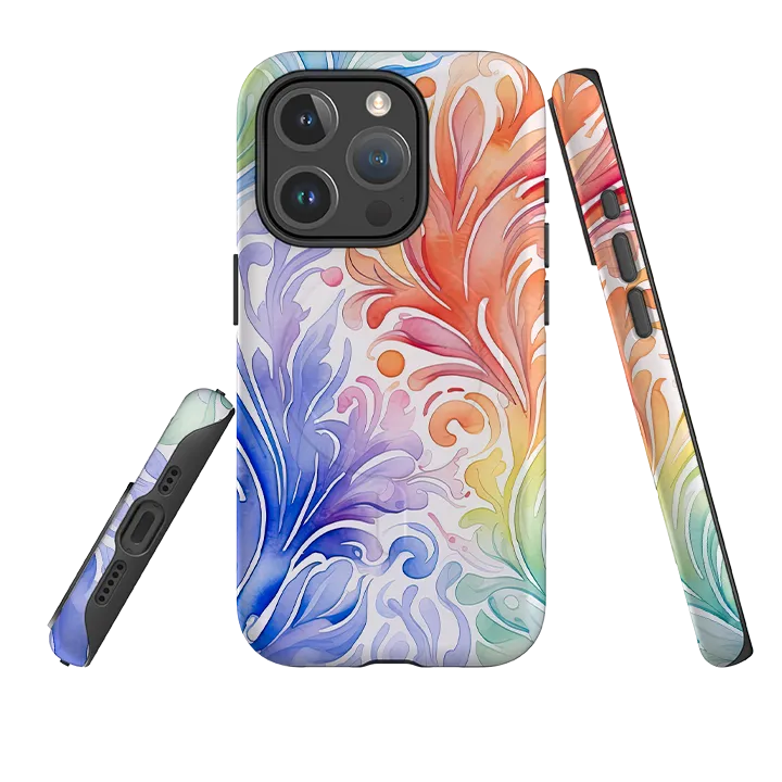 iPhone MagSafe Tough Case - Cosmic Waves II Travel Essential Classic Pattern