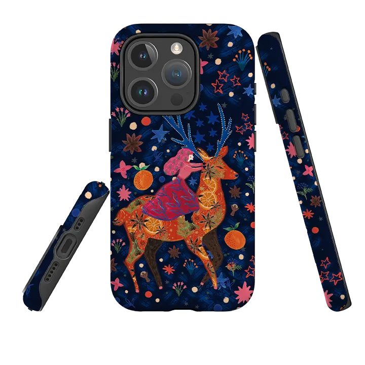 iPhone MagSafe Tough Case - Sugar and Spice I By Emma Frances Grant Polished Surface Texture