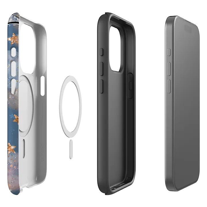 Refined Pattern iPhone MagSafe Tough Case -  Moon and Stars