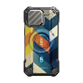 Rugged Build Texture Comfort Design Layer iPhone 15 Pro Max 6.7 inch Unicorn Beetle MAG XT MagSafe Case- Chevron