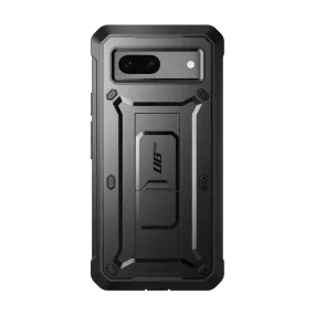 Soft Shield Flexible Surface Texture Google Pixel 7 Unicorn Beetle PRO Rugged Holster Case-Black