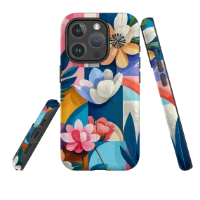 Frosted Finish iPhone MagSafe Tough Case - Cadogan Floral