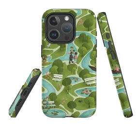 iPhone MagSafe Tough Case - In The Park By Maja Lindberg Premium Style Minimal Texture Layer