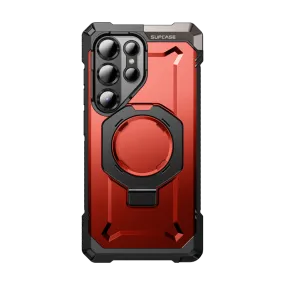 Practical Design Galaxy S25 Ultra UB Grip MagSafe Phone Case-Metallic Red