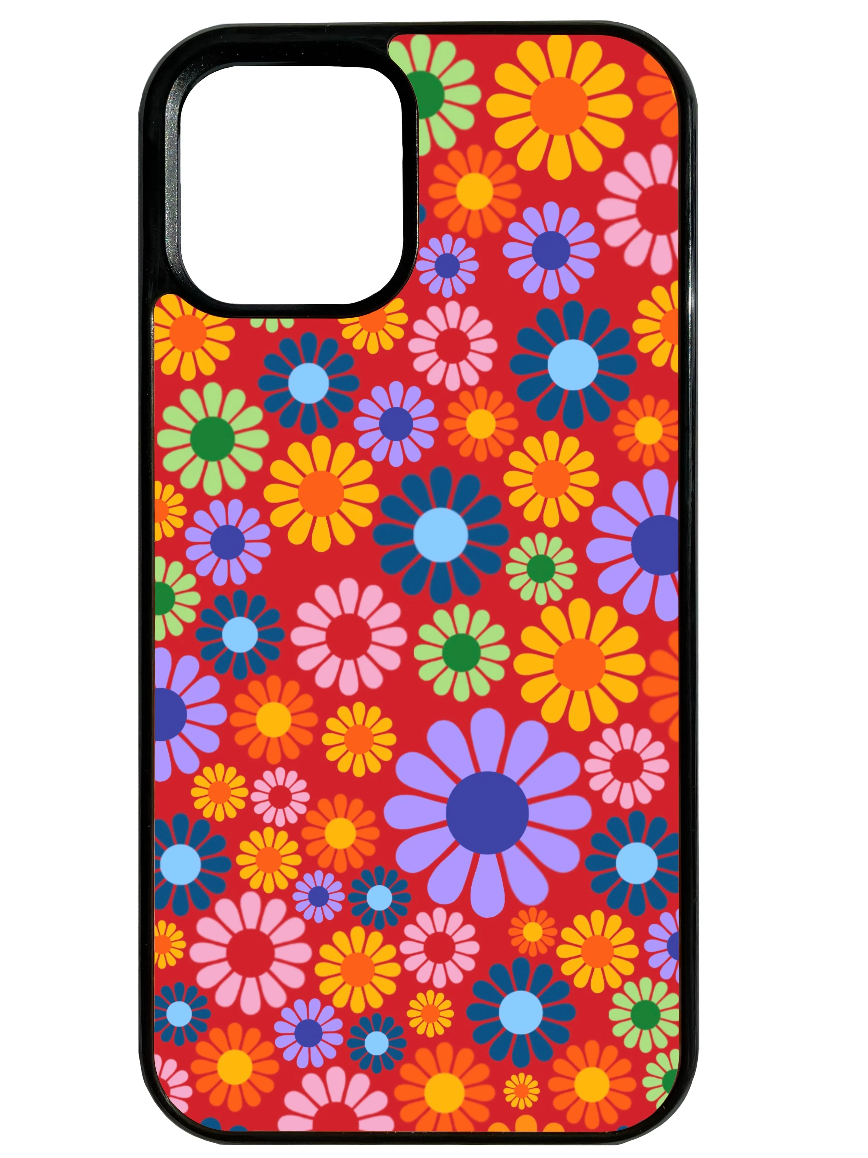 Bloom in Red Phone Case Ergonomic Shape Sleek Appearance