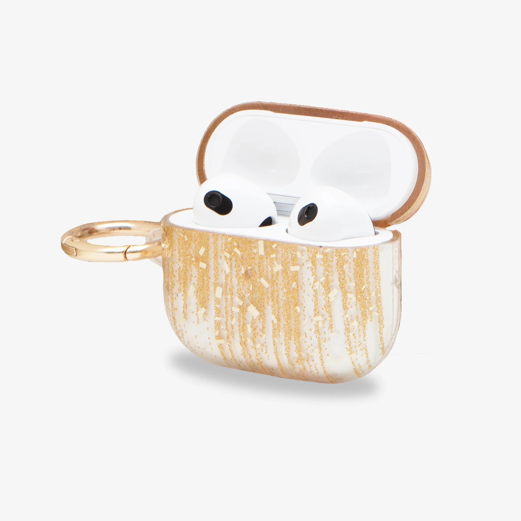 Premium Surface Texture Drippin' in Gold AirPods Case