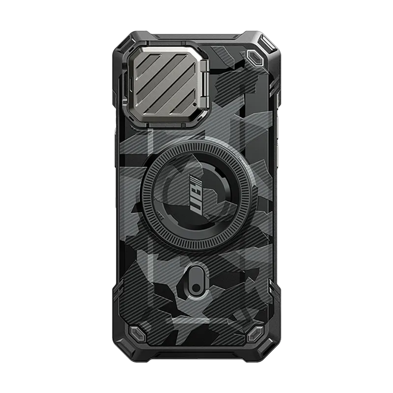 Tactile Feel slim fit iPhone 15 Pro Max 6.7 inch Unicorn Beetle MAG XT MagSafe Case- Shadow