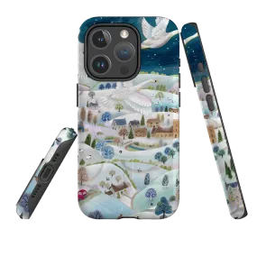 iPhone MagSafe Tough Case -  Winter Swans By Bex Parkin Flexible Shell Rugged Build