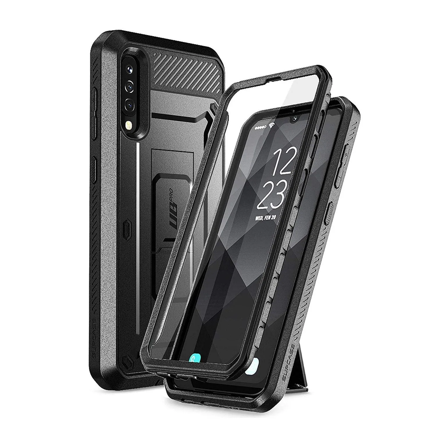 Galaxy A50 Unicorn Beetle Pro Rugged Case-Black Slim Look