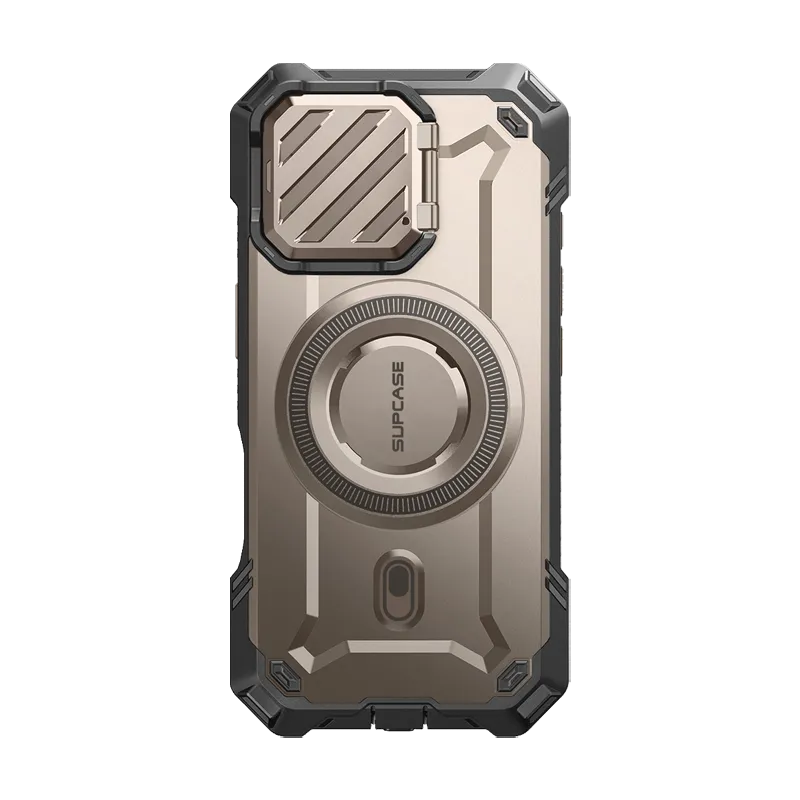 Luxury Texture Stylish Touch iPhone 16 Pro 6.3 inch Unicorn Beetle MAG XT MagSafe Case-Rose Gold