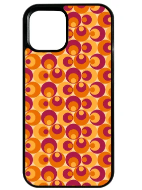 Retro In Purple and Yellow Phone Case Durable Frame