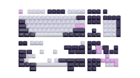 KEYKOBO CYBER GIRL ABS DOUBLE-SHOT KEYCAP SET [GB] Windows Compatible