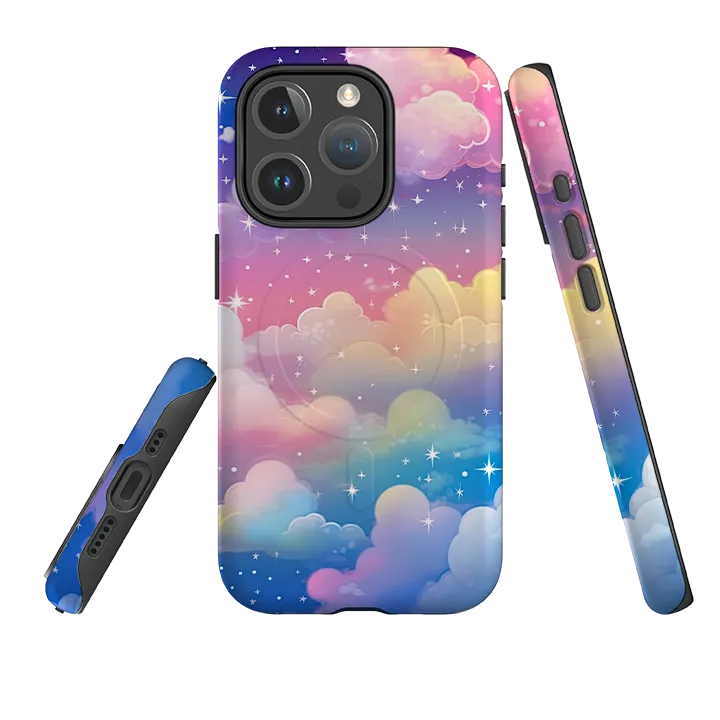 iPhone MagSafe Tough Case - Colour Clouds Vivid Surface Detail Strong Outline