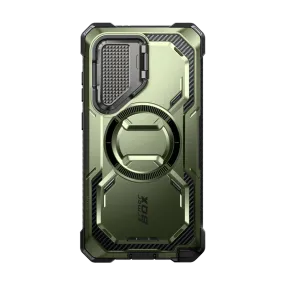 Galaxy S24 Ultra Armorbox Protective Phone Case - Dark Green Premium Finish