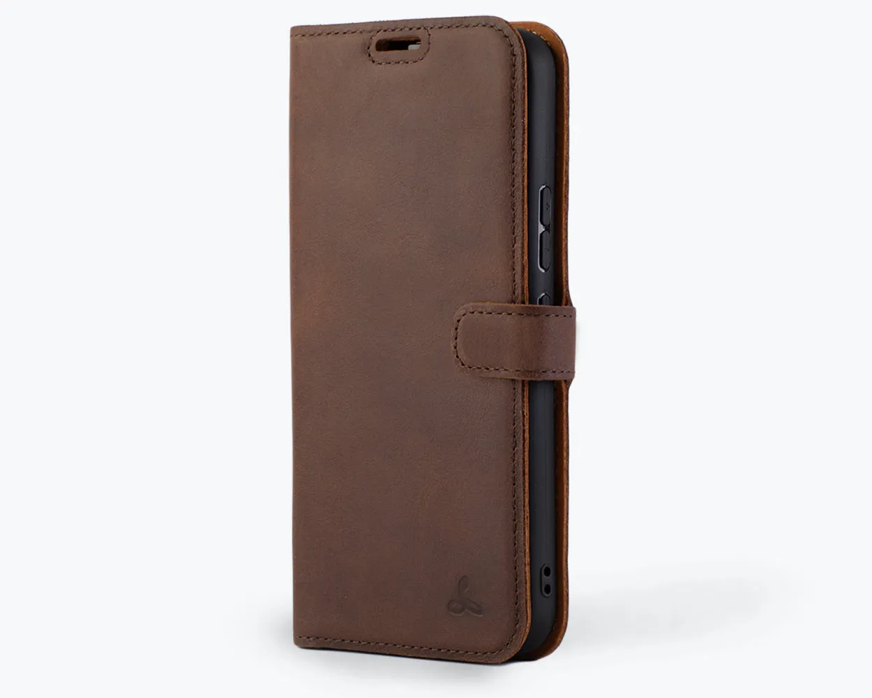 Samsung Galaxy S24 FE - Vintage Leather Wallet Phone Case Elegant Build Outdoor Design