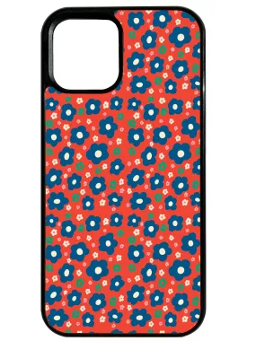 Compact Design Floral in Red Phone Case