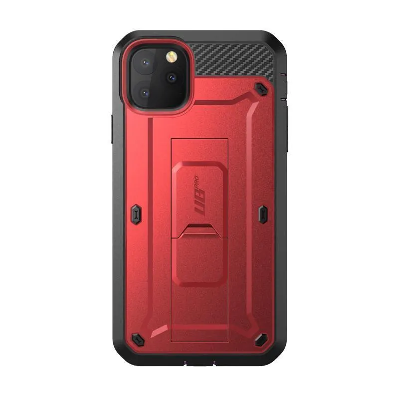 Premium Build Layer iPhone 11 Pro 5.8 inch Unicorn Beetle Pro Full Body Rugged Case-Metallic Red