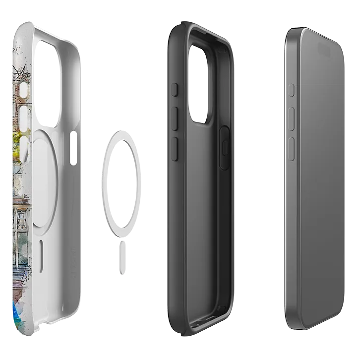 Glossy Look Rugged Grip iPhone MagSafe Tough Case - City Boats