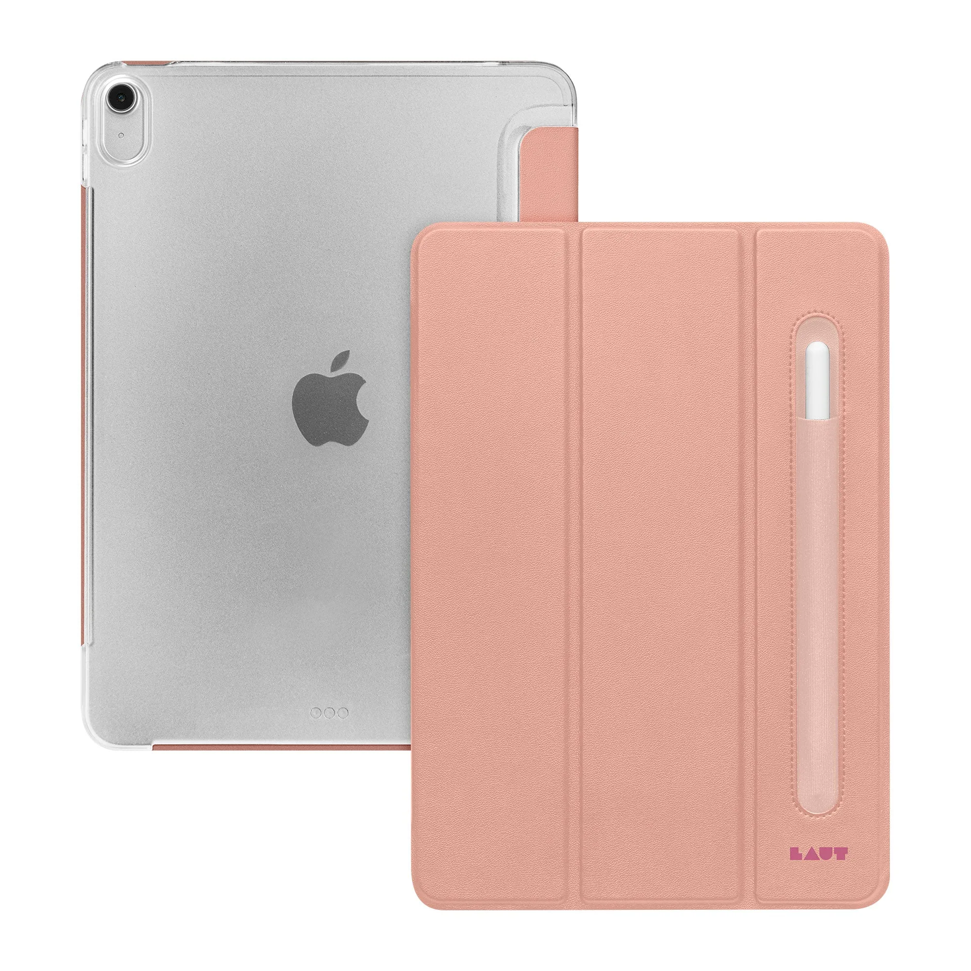 HUEX FOLIO case with Pencil Holder for iPad 10.9-inch ((A16) 11th Gen, 2025 / 10th Gen, 2022) Smooth Surface Layer Durable Design