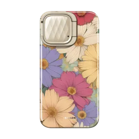 Matte Pattern Design iPhone 15 Pro Cosmo Mag Case - Belle